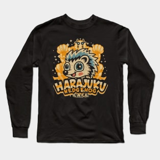 Harajuku Hedgehog Cafe Long Sleeve T-Shirt